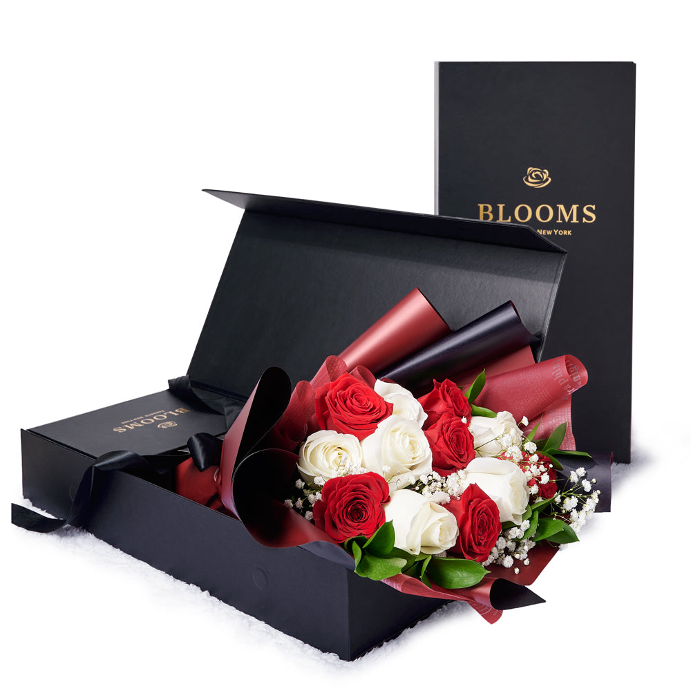 Red Rose and Ferrero Rocher Bouquet - Flowers By Diamonds Treasures
