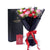 Valentine’s Day Dozen Red & Pink Rose Bouquet With Box & Chocolate