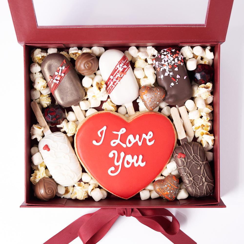 The Valentine's Day Sweet Treat Gift Box – Valentine's Day gift baskets –  Toronto delivery - Blooms Toronto