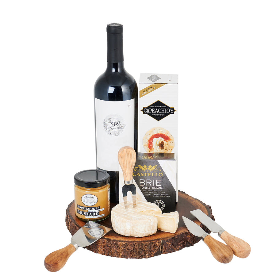 Lake Joseph Wine and Cheese Board - Wine Gift Set - Same Day Toronto Delivery