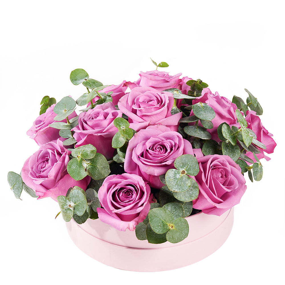 Luxe Passion Flower Box - Roses Hat Box Gift Set - Same Day Toronto Delivery