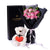 Valentines Day 12 Stem Pink Rose Bouquet With Box & Bear