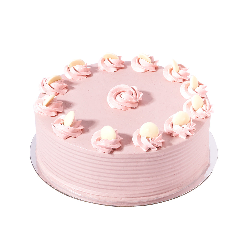 Large Strawberry Vanilla Cake - Baked Goods - Cake Gift - Same Day Toronto Delivery