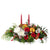 Candlelit Holiday Floral Arrangement