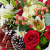 christmas, holiday, flowers, Mixed flower arrangement, Mixed Floral Arrangement, Mix Floral Arrangement, Flower Arrangement, Floral Gift, Floral Arrangement, Set 24021-2021, holiday arrangement delivery, delivery holiday arrangement, christmas flower box canada, canada christmas flower box, toronto