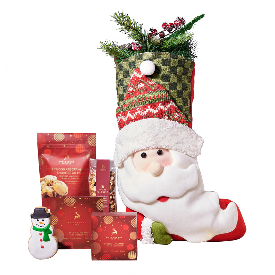Holiday Stocking Gourmet Gift Set, christmas gift basket, christmas gift, christmas, holiday gift basket, holiday gift, holiday, gourmet gift basket, gourmet gift, gourmet
