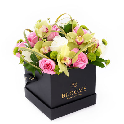 Orchid & Rose Forever Floral Gift - Floral Arrangement Gift - Same Day Toronto Delivery