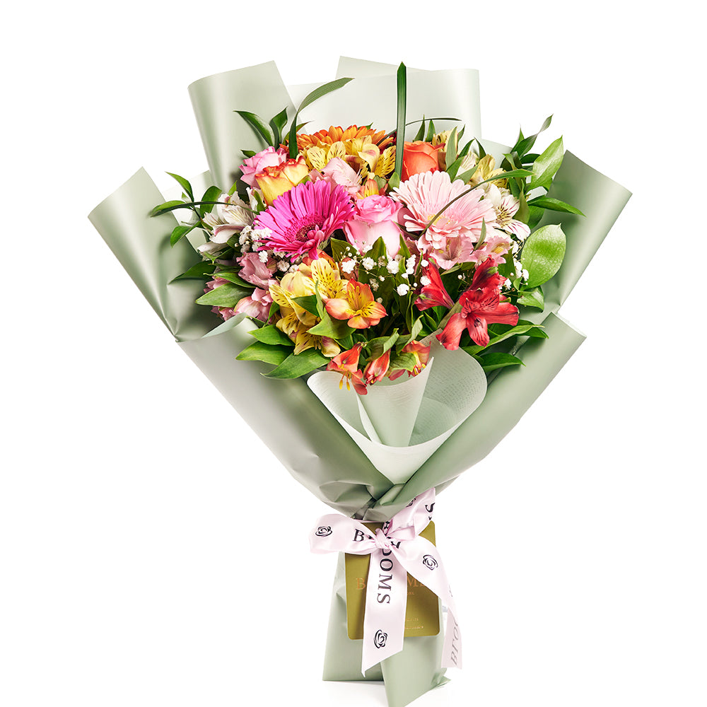 Parisian Brilliance Peruvian Lily Bouquet - Mix Floral Bouquet Gift - Same Day Toronto Delivery