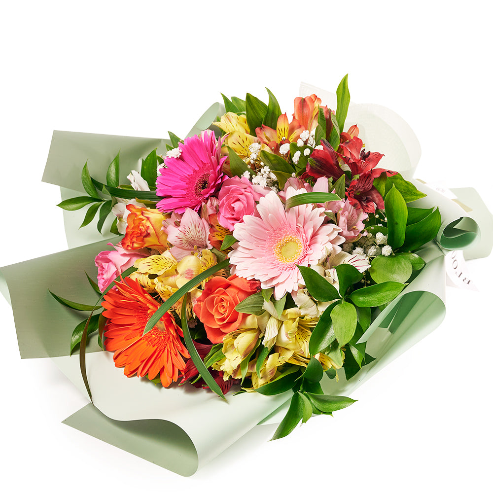 Parisian Brilliance Peruvian Lily Bouquet - Mix Floral Bouquet Gift - Same Day Toronto Delivery
