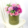 Perfect Pink Mixed Arrangement - Mixed Floral Hat Box Gift - Same Day Toronto Delivery