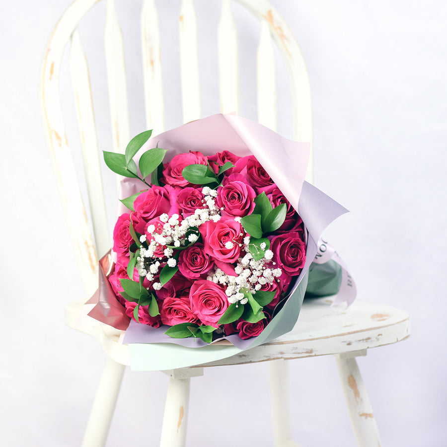 Pink Passion Rose Bouquet