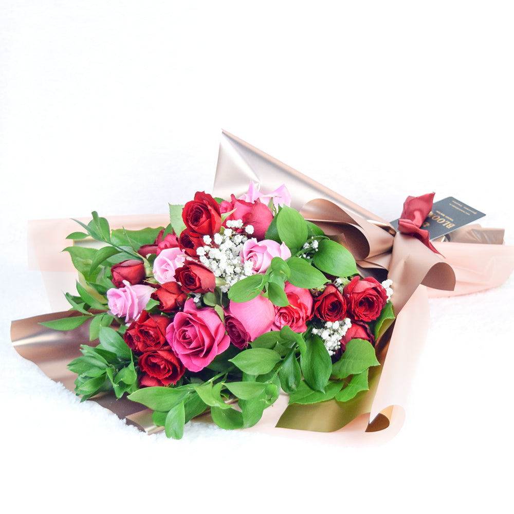 Pink and Red Roses Toronto - Toronto Same Day Flower Delivery - Toronto Flower Gifts