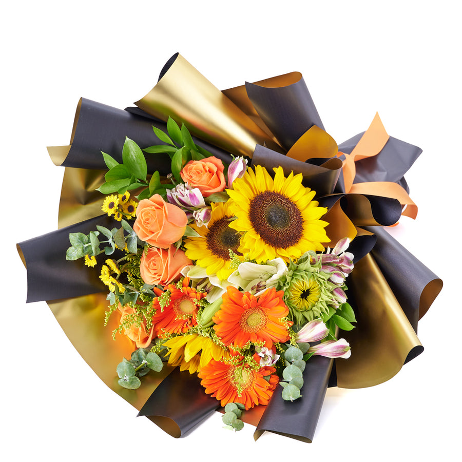 Let Your Life Shine Sunflower Bouquet - Toronto Blooms - Canada flower delivery