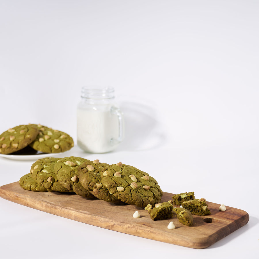 Matcha Cookies with White Chocolate Chips, Baked Goods, Cookies, Toronto Delivery