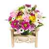 Slice of Nature Garden Chair  - Mixed Flower and Chair Gift Set - Same Day Toronto Delivery