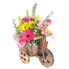 The Best Mother's Day Floral Gift - Wooden Planter Mix Floral Gift Basket - Toronto Delivery