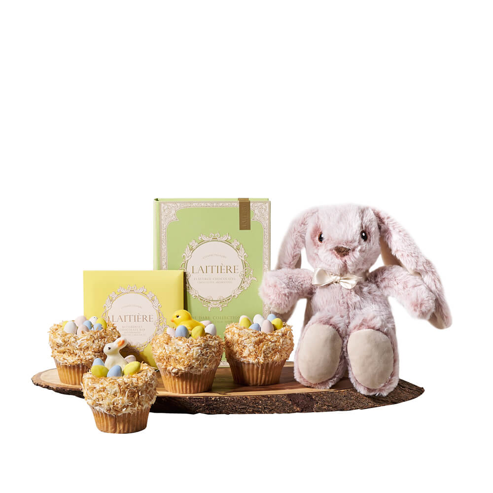 The Spring Meadow Treats Gift Set, easter gift, easter, cupcake gift, cupcakes, chocolate gift, chocolate, gourmet gift, gourmet