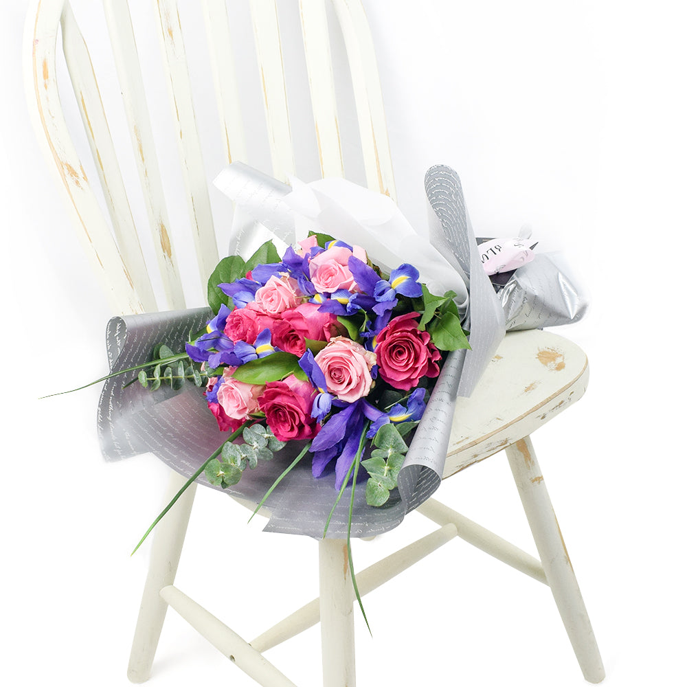 Tuscan Sunset Mixed Floral Bouquet - Toronto Floral Bouquet Gift - Same Day Toronto Delivery