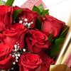 Valentine's Day 12 Stem Red Rose Bouquet With Box & Bear, plush, roses, Valentine's day gifts, Toronto Same Day Flower Delivery