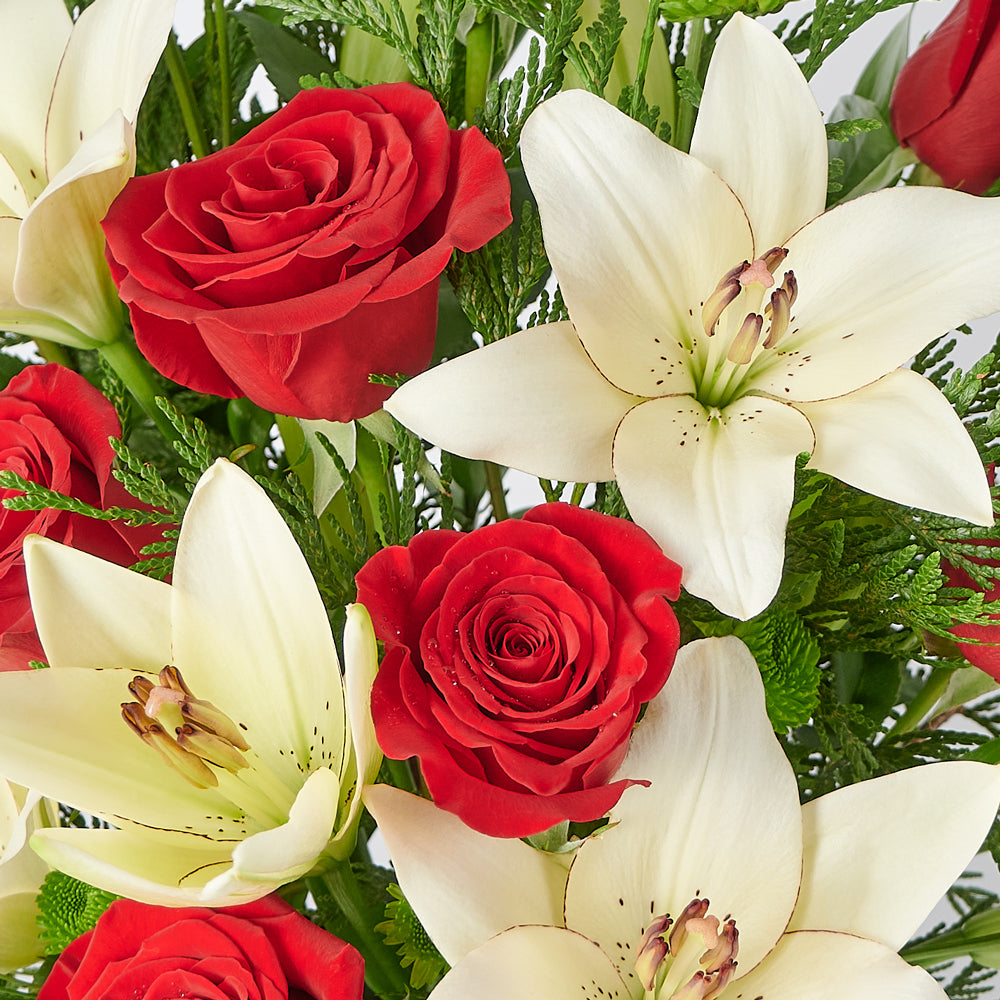 Mixed Floral Arrangement, holiday, christmas, Mix Floral Arrangement, Floral Gift, Floral Arrangement, Set 23994-2021, flower arrangement delivery, delivery flower arrangement, christmas arrangement canada, canada christmas arrangement, toronto