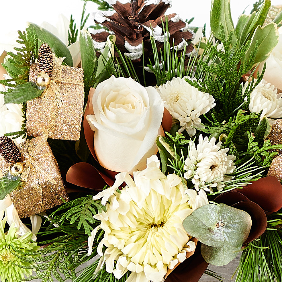 Mixed flower arrangement,  Mixed Floral Arrangement,  Mix Floral Arrangement,  Flower Arrangement,  Floral Gift,  Floral Arrangement,  holiday,  christmas,  Set 24007-2021, holiday flower delivery, delivery holiday flower, christmas floral canada, canada christmas floral, toronto