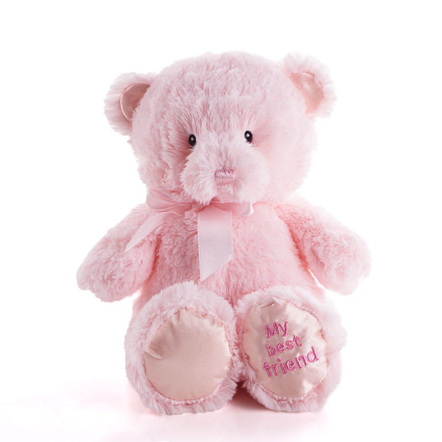 Pink Best Friend Baby Plush Bear, Baby Toys, Baby Gifts, Baby Plushies, Plushie Gifts, Toronto Delivery